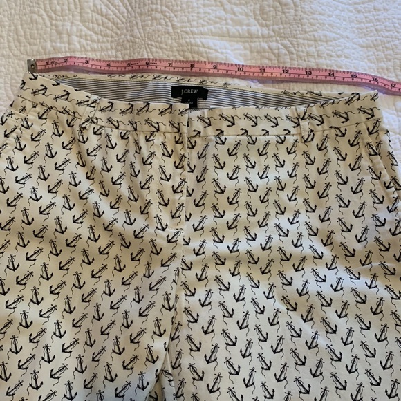 Vintage J Crew Anchors Away Ivory Crop Pants 8 - Picture 3 of 8